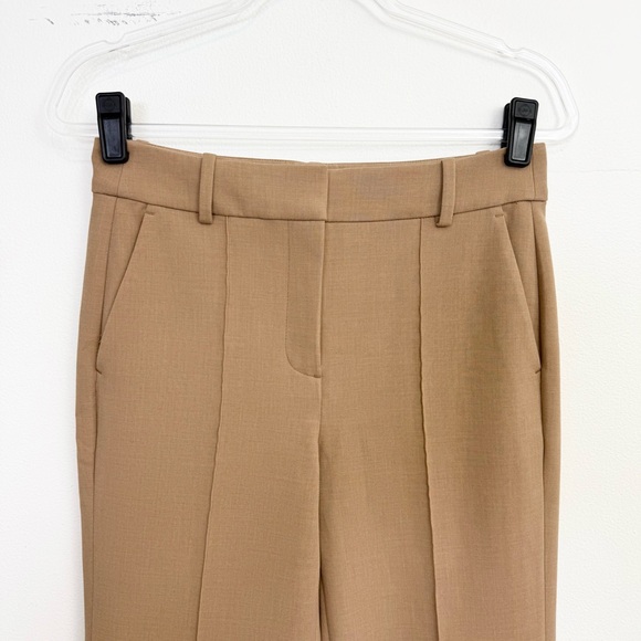 J.Crew Natalia Pant Four Season Stretch Carreman Wool Blend Size 4 Tan - Picture 3 of 6